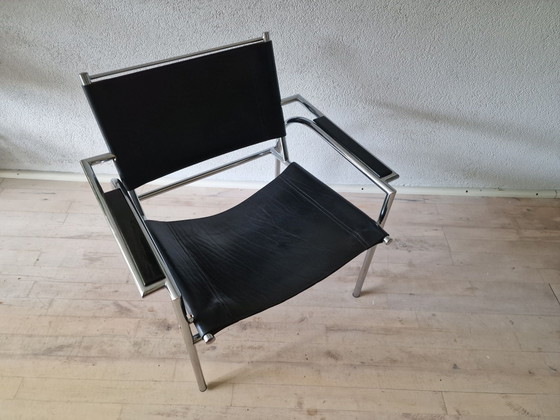 Vollenbrock Leolux Fauteuil 4735 Années 1980 – Chrome, Cuir (photo 2 of 10)