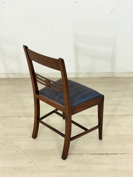 Set di 4 bellissime sedie da pranzo di design inglese | Sedia da scrivania | Sedia in mogano | Sedia vintage (photo 6 of 9)