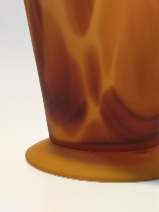 Image 1 of Vaas met tijgerprint DB Glass