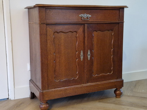 Hollands eiken Biedemeier kastje