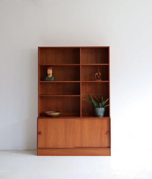 Dänischer Teakholz-Wandschrank, 1960er Jahre – wandkast, Wood