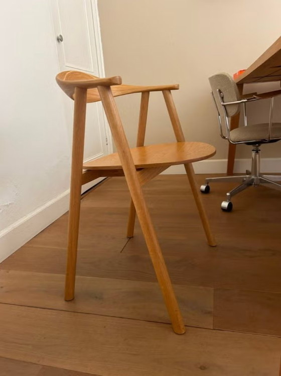 Lot de 4 chaises de salle à manger Bolia Swing en chêne huilé – Wood (photo 3 of 5)