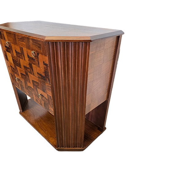 Image 1 of French Art Deco rosewood chest of drawers, 1920s/1930s