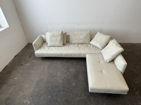Image 1 of Walter Knoll Prime Time Ecksofa Leder hellgrau 