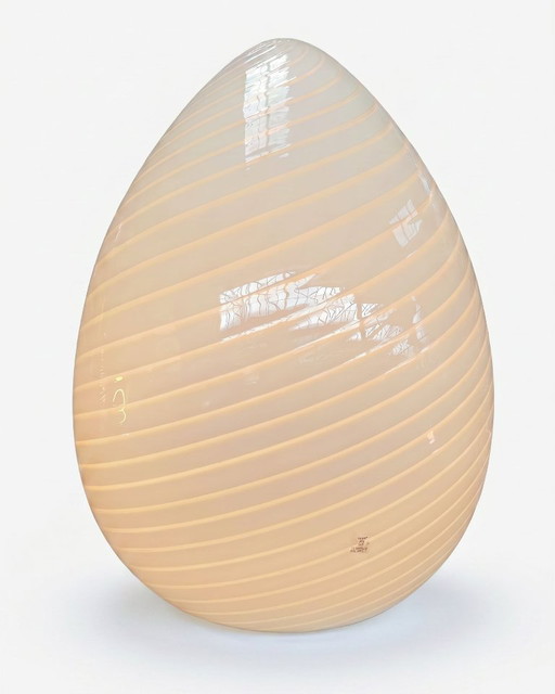 Lampe de table Swirl en verre de Murano par Vetri Murano, Italie