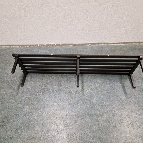 Image 1 of Panca vintage a doghe in legno di teak, anni '60-'70