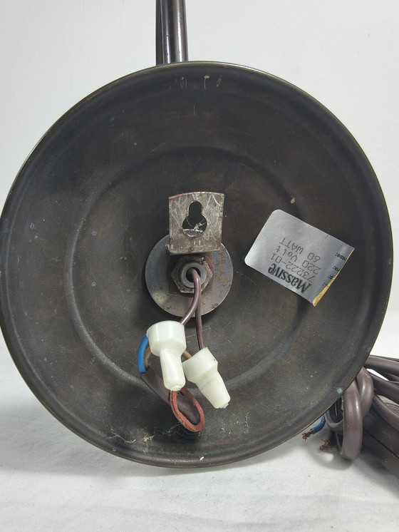 Image 1 of Vintage Massive Wall Lamp with Floral Motif