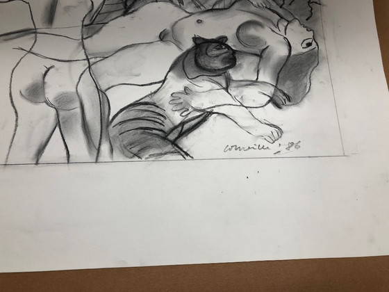 Image 1 of Corneille krijttekening 