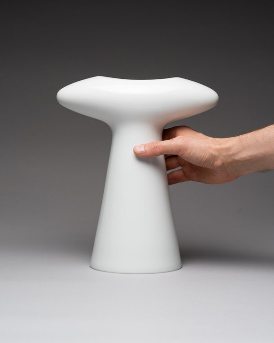 Image 1 of Duo de vases XL en porcelaine Rosenthal vintage : Michael Boehm DEBUT + Platt&Young SPIRIT