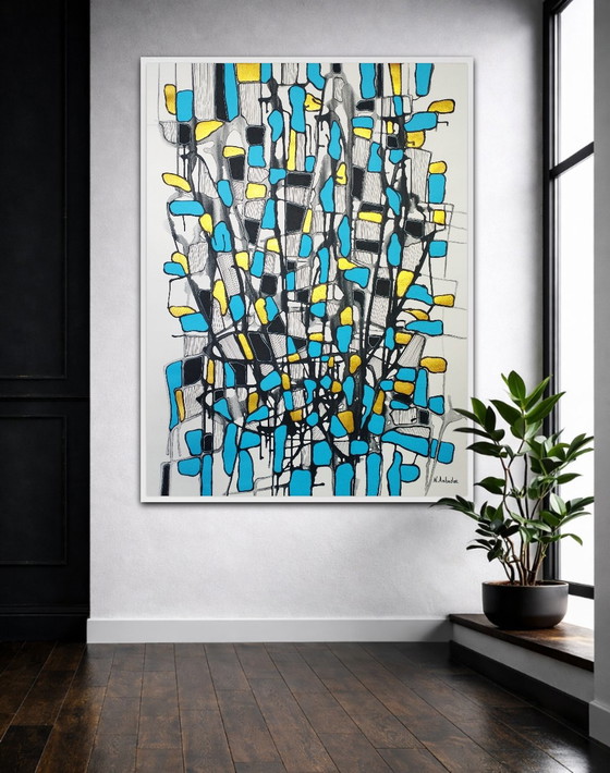 Image 1 of Natia Antadze Abstract Composition XXL