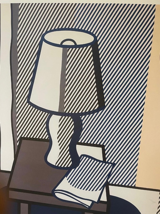 Image 1 of Nature morte à la lampe de table de Roy Lichtenstein