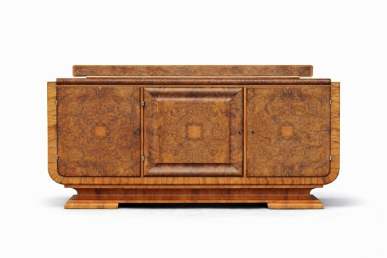 Origineel art-deco dressoir, van J. Halabala voor UP Závody, walnoothout, Tsjechië, jaren 1920 – Wood (photo 10 of 16)