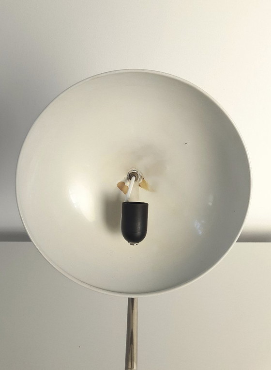 Image 1 of Hala Zeist desk lamp, anthracite-colored vintage MCM lamp, industrial lamp, mid-century modern table lamp