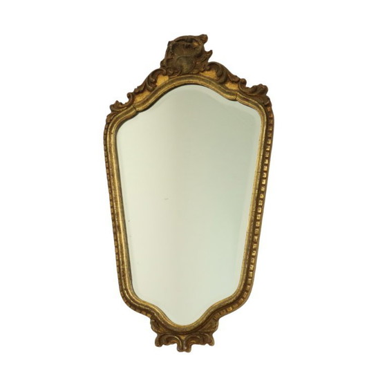 Image 1 of Specchio Deknudt in foglia d'oro di metà secolo