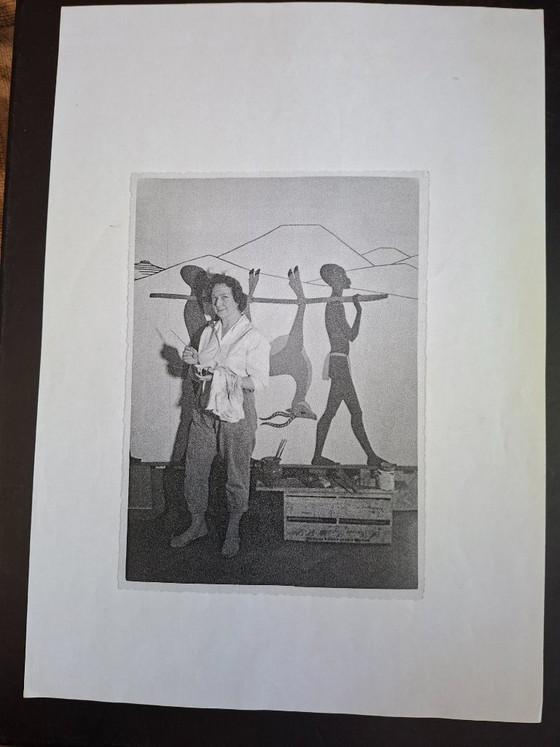 Image 1 of Francine Somers – Young African Child – Original Signed Mixed Media on Paper