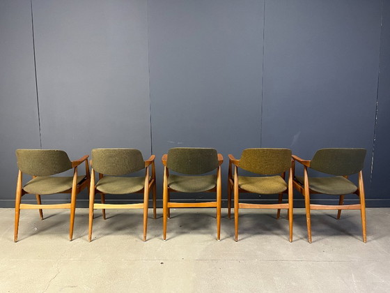 Image 1 of Sedie da pranzo vintage in teak di Casala, anni '60