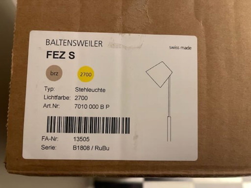 Lampada da terra Baltensweiler Fez S Bronzo
