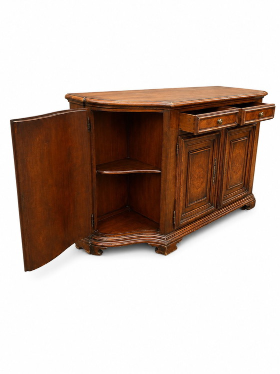 Vintage French Provençal sideboard with 4 doors – High Boards, Wood (photo 8 of 13)