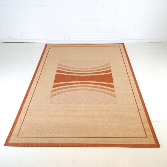 Image 1 of Vintage geometric rug Art Deco Tim van Campen style