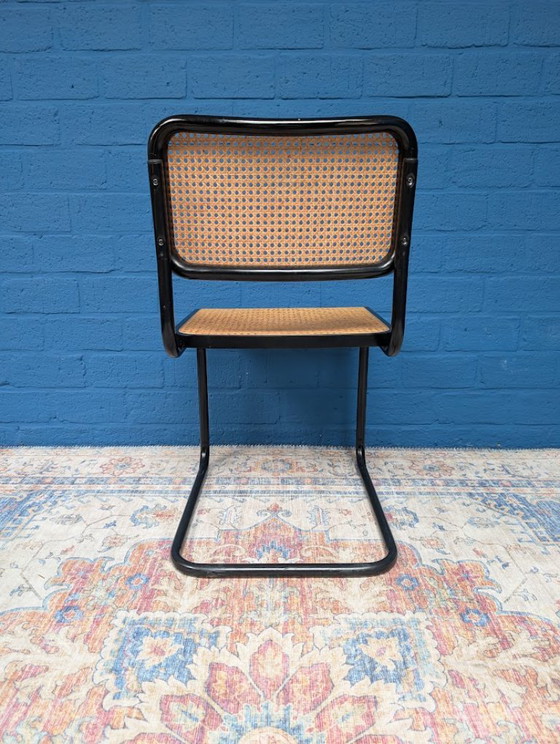 4x Vintage black Cesca chairs – Dining chairs, Metal, Rattan (photo 7 of 21)