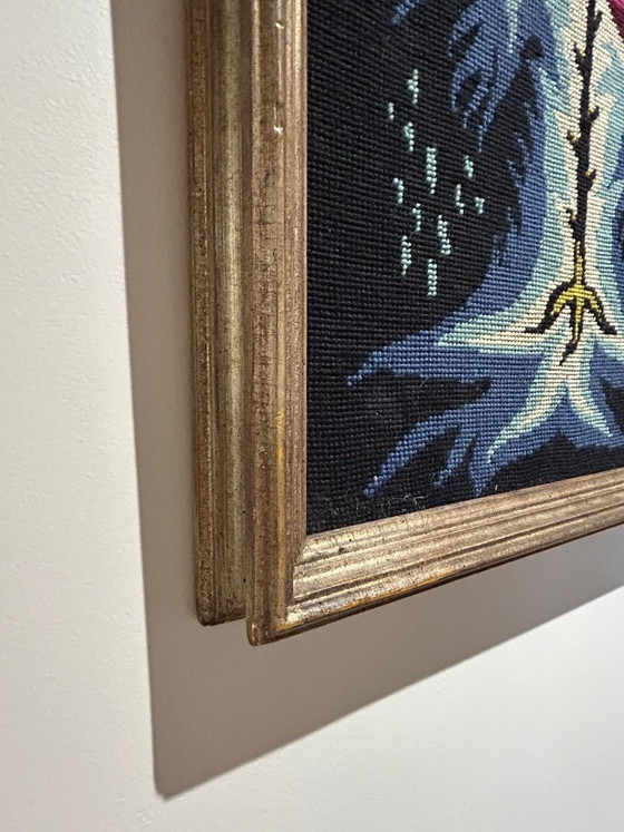 Image 1 of "Night Flower" Tapestry