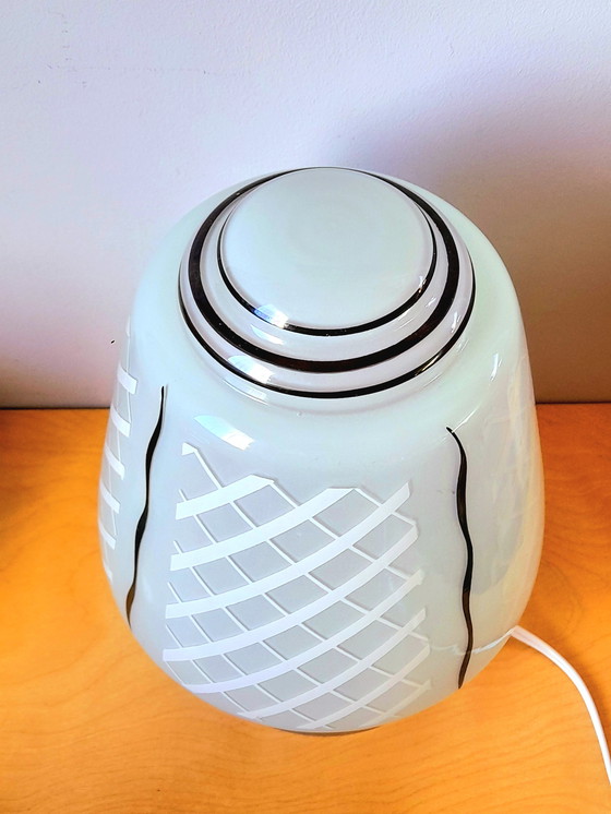 Image 1 of Art-Deco-Lampe aus Opalglas