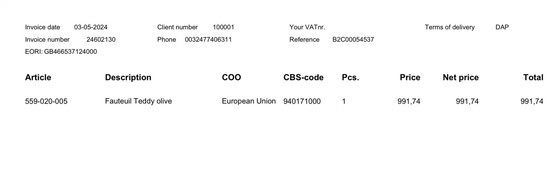 Image 1 of Poltrona Teddy Pols Potten – bouclé – verde – come nuova (2024)