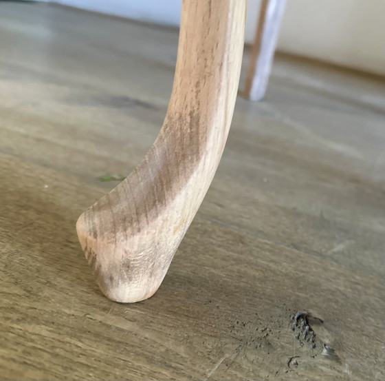 Image 1 of Art Deco ontmoet Afrikaanse Print Stoel