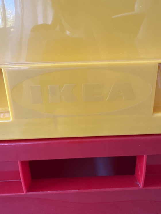 Vintage IKEA MÅRD Opbergboxen – Set Van 5 – Armadi contenitori, Plastic (photo 7 of 14)