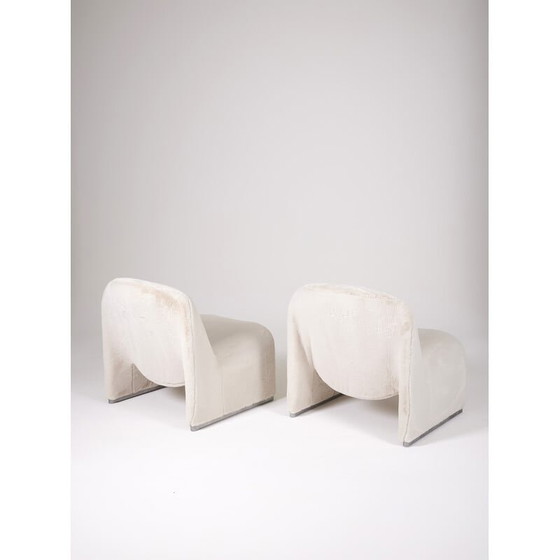 Image 1 of Paar vintage Alky fauteuils van Giancarlo Piretti voor Artifort, Italië 1970