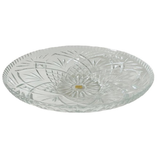Vintage Luminarc crystal fruit bowl 1980's