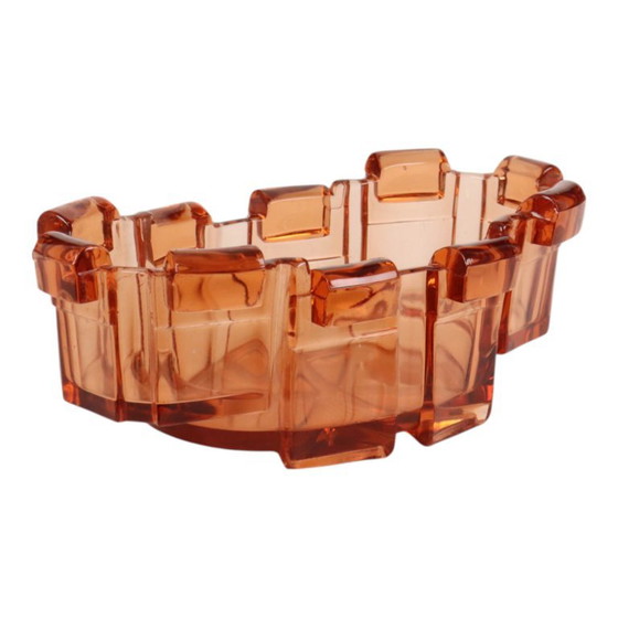 Art Deco Schaal Jardinière Stolze Hermanova Kubistisch – Plantenbak, Glass (photo 3 of 18)