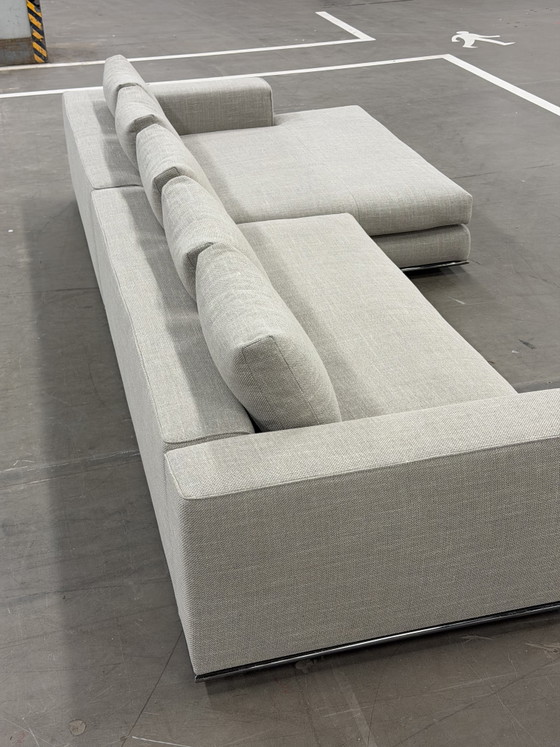 Sofá esquinero Minotti Hamilton – Sofás esquineros, Metal, Textile (photo 6 of 15)