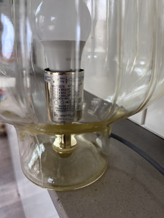 Image 1 of Paddenstoel glazen lamp