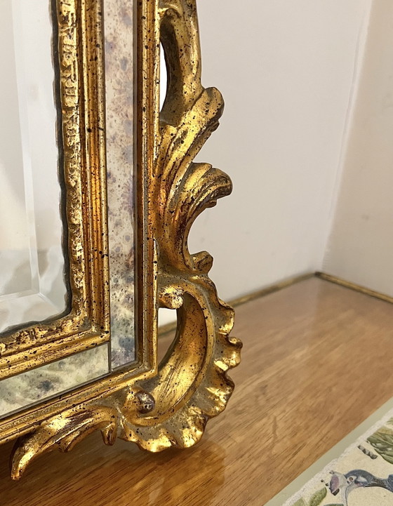 Image 1 of Miroir à crête vintage DeKnudt