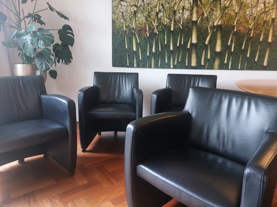 Image 1 of 4 sedie da pranzo Leolux Lapita (mobili)