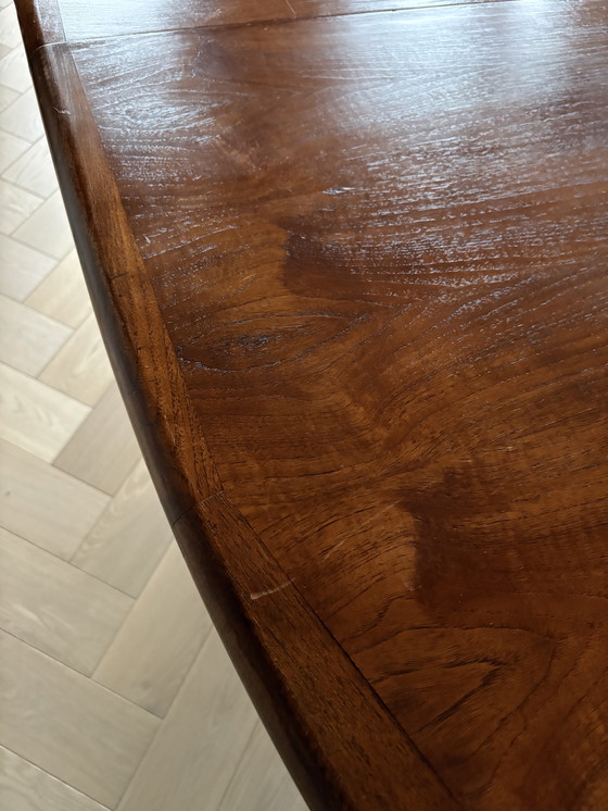 Image 1 of Tavolo da pranzo allungabile danese anni '70 - Teak massello, design senza tempo