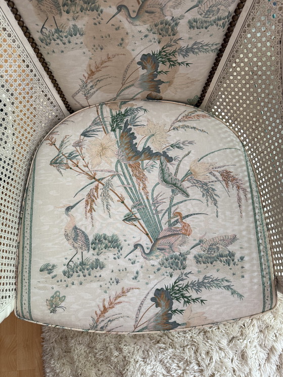 Image 1 of Faux Bamboe Giorgetti stijl met webbing