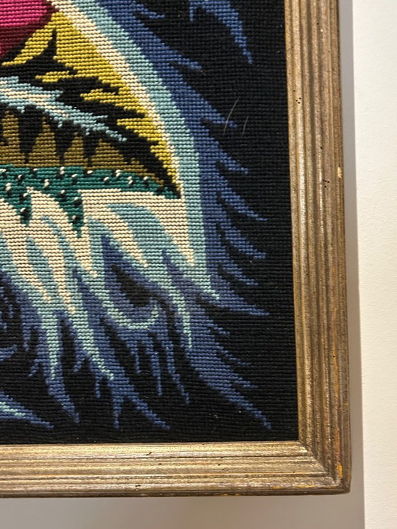 Image 1 of "Night Flower" Tapestry