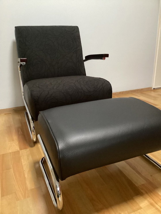 Image 1 of Relax fauteuil met poef