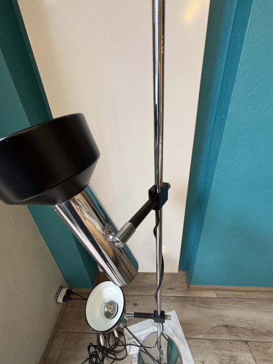 Vintage floor lamp, model L401, by Staff Leuchten, from the 1970s – Floor lights, Metal, Chrome (photo 8 of 15)