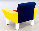 ETTORE SOTTSASS. Poltrona della serie Westside per Knoll