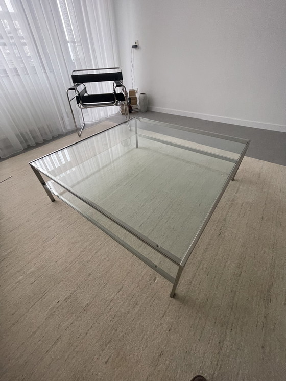 Image 1 of Metaform Piano Glazen Salontafel (120X118X 40Cm)