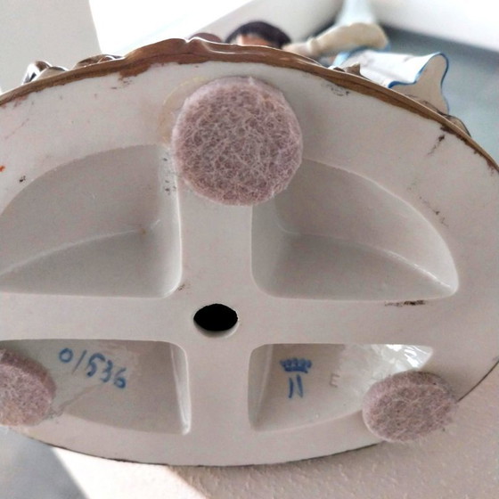 Image 1 of Christmas gift Vintage porcelain figurine in Capodimonte original