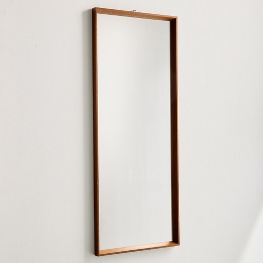 MK11833 Spiegel met teakhouten frame