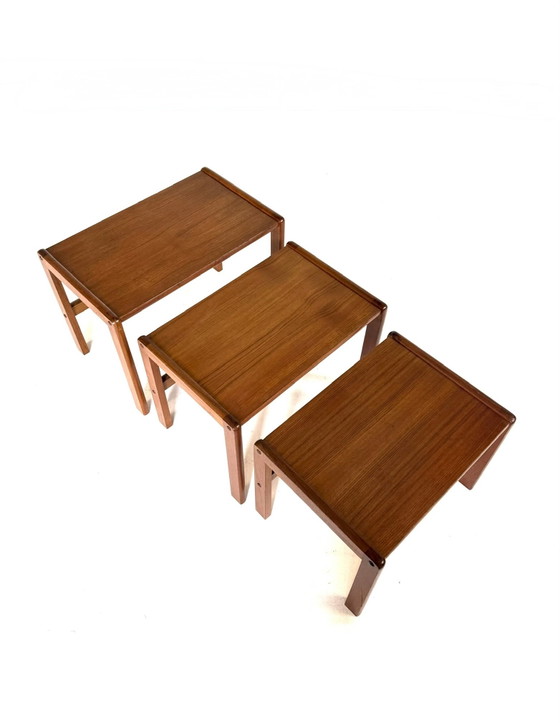 Image 1 of Ensemble mimi vintage danois en teck, Mogens Kold '60