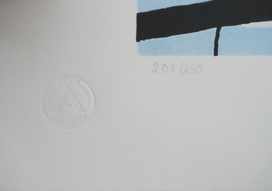 Fernand Leger : Les Constructeurs Saluant, Lithographie Signée – Lithographies et sérigraphies, Paper (photo 4 of 11)