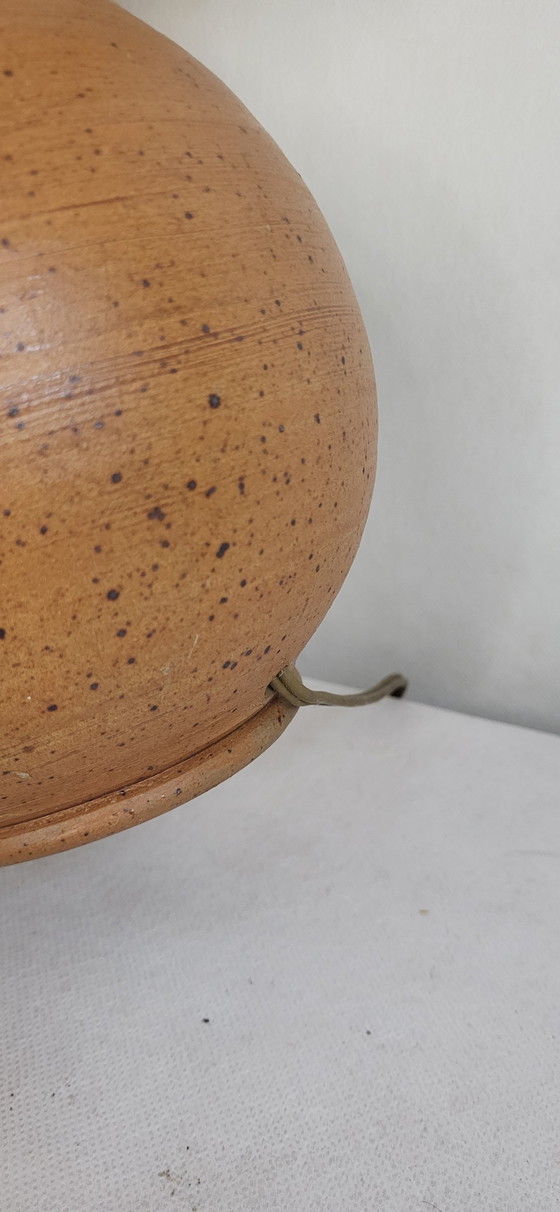 Image 1 of Stoneware Ball Lamp