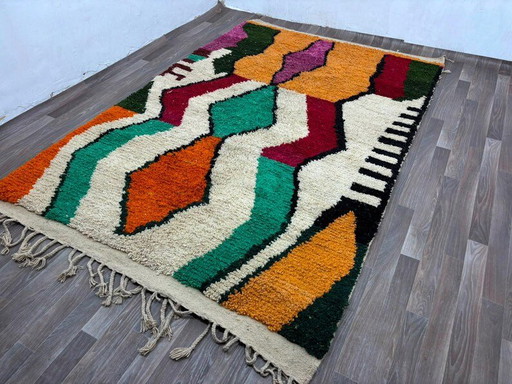 Handgewebter marokkanischer Berberteppich 250/160 cm – vloerkleden en tapijten, Wool (photo 2 of 8)