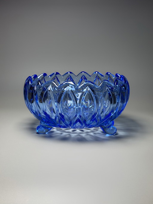 Lausitzer Glaswerke - ART DECO Bowl “Oreon”